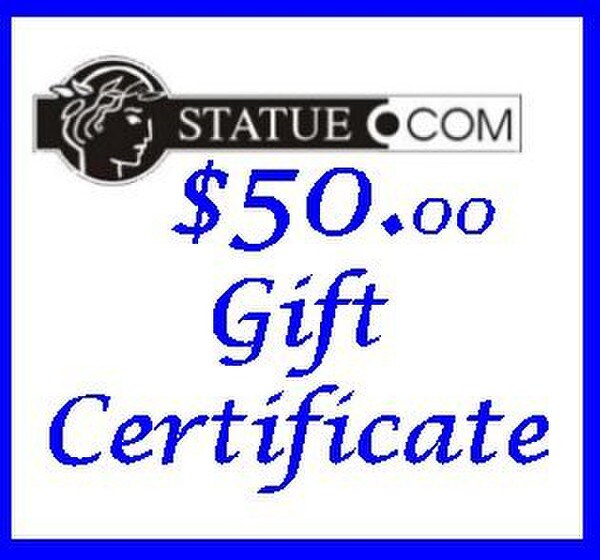 Gift Certificate Statue.com Fountains Artwork Decorative